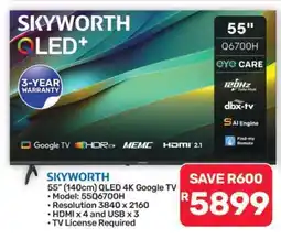 Pick n Pay Hypermarket SKYWORTH QLED+ 55 TV offer