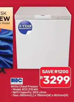Pick n Pay Hypermarket White Chest Freezer offer