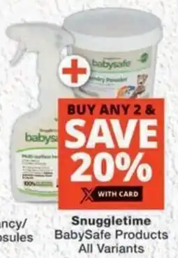 MediRite Snuggletime BabySafe Products All Variants offer