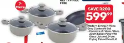 Pick n Pay Hypermarket Modern Living 7-Piece Grey Cookware Set offer