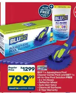 Pick n Pay Hypermarket BLU52 Aquasphere Pool Cleaner offer
