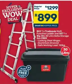 Pick n Pay Hypermarket Tradequip Multi Function Ladder offer