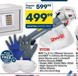 Pick n Pay Hypermarket RYOBI 3-in-1 Blower Vacuum offer