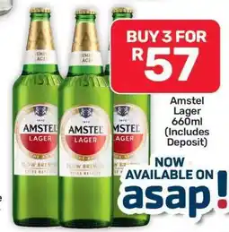 Pick n Pay Hypermarket Amstel Lager 660ml offer