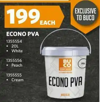 BUCO Econo pva offer