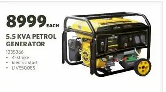 5.5 kva petrol generator