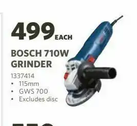 Bosch 710w grinder