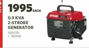 BUCO 0.9 kva 2-stroke generator offer