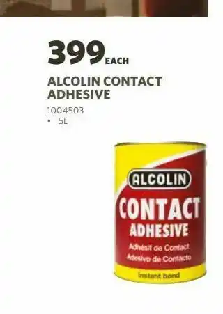 BUCO Alcoin contact adhesives offer