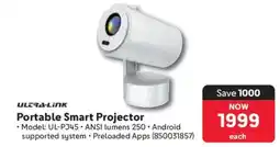 Makro Portable Smart Projector offer