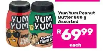 Yum Yum Peanut Butter 800 g Assorted