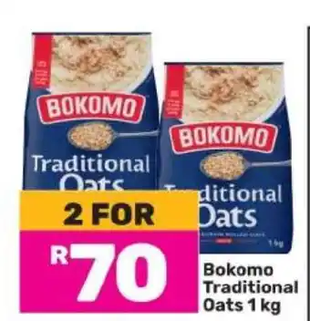 Game Bokomo Traditional Oats 1 kg offer