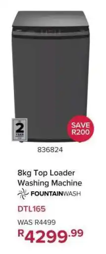 Game 8kg Top Loader Washing Machine offer