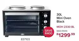 Game 30L Mini Oven Black offer