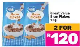 Game Great Value Bran Flakes 1 kg offer