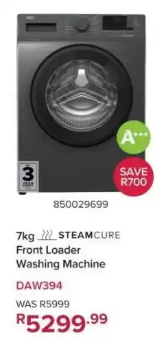 Game 7kg SteamCure Front Loader Washing Machine offer