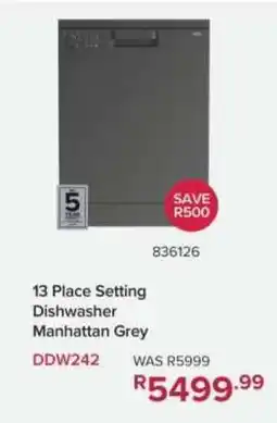 Game 13 Place Setting Dishwasher Manhattan Grey offer