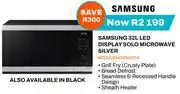 Expert Samsung 32L LED Display Solo Microwave Silver MS32DG4504ATFA offer