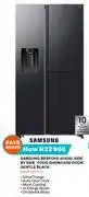 Expert Samsung Bespoke AI 609L Side By Side Food Showcase Door Gentle Black RS80F64G2FFA offer