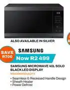 Expert Samsung Microwave 40Ltr Solo Black LED Display MS40DG5504AGFA offer