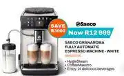 Expert Saeco Granaroma Fully Automatic Espresso Machine-White SM6580/20 offer