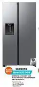 Expert Samsung BESPOKE AI Side By Side Auto Waster & ICE Dispenser (NP) Silver RS70F65K2TFA offer