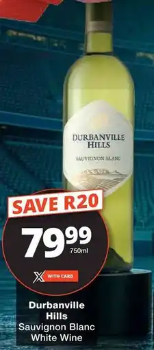 Checkers Durbanville Hills Sauvignon Blanc White Wine offer