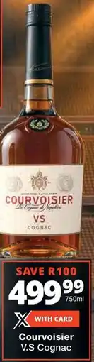 Checkers Courvoisier V.S Cognac offer