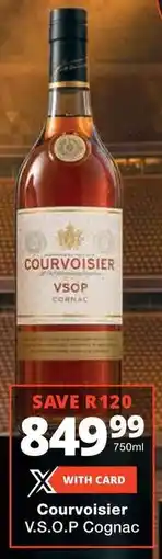 Checkers Courvoisier V.S.O.P Cognac offer