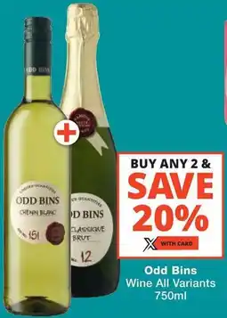 Checkers Odd Bins Wine All Variants offer