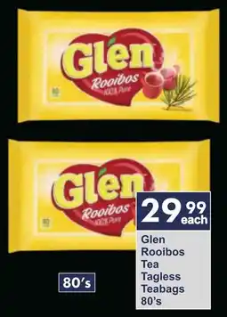 President Hyper Glen Rooibos Tea Tagless Teabags offer