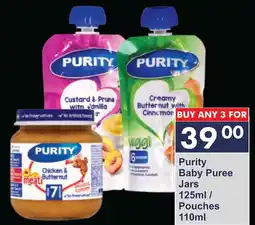 President Hyper Purity Baby Puree Jars/ Pouches offer