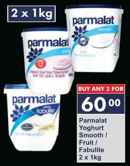 President Hyper Parmalat Yoghurt Smooth/ Fruit/ Fabulite offer