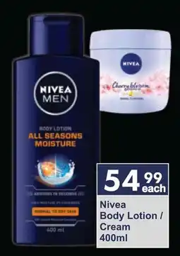 President Hyper Nivea Body Lotion/ Cream offer
