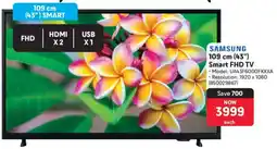 Makro Samsung 109 cm 43" Smart FHD TV offer