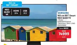 Makro Samsung 165 cm 65" Smart NEO QLED TV offer