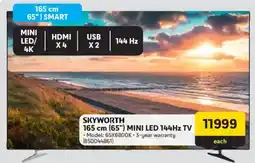 Makro Skyworth 165 cm 65" Mini LED 144Hz TV offer