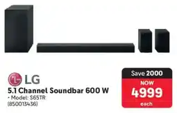 Makro LG 5.1 Channel Soundbar 600 W offer