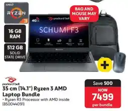 Makro Packard Bell 35 cm 14.1" Ryzen 3 AMD Laptop Bundle offer