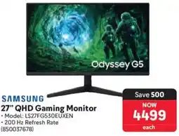 Makro Samsung 27" QHD Gaming Monitor offer