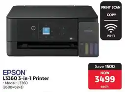 Makro Epson L3360 3-in-1 Printer offer