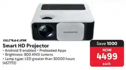 Makro Ultra-link Smart HD Projector offer