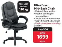 Makro Ultra Exec Mid-Back Chair offer