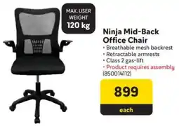 Makro Ninja Mid-Back Office Chair offer