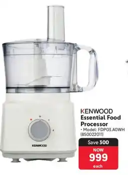 Makro Kenwood Essential Food Processor offer