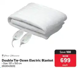 Makro Pure Pleasure Double Tie-Down Electric Blanket offer