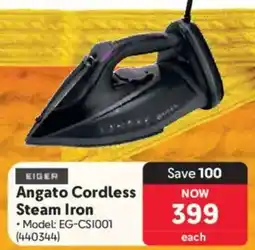 Makro Eiger Angato Cordless Steam Iron offer