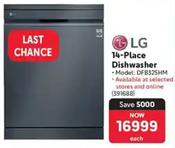 Makro LG 14-Place Dishwasher offer