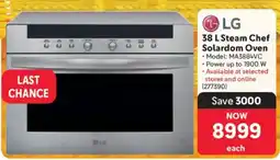 Makro LG Steam Chef Solardom Oven offer