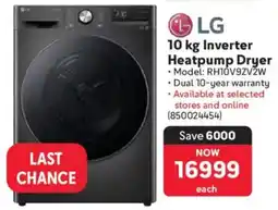 Makro LG Inverter Heatpump Dryer offer